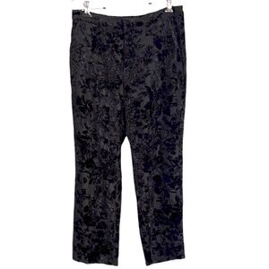 Zara Basic Velvet Detail Pants NWT Size M